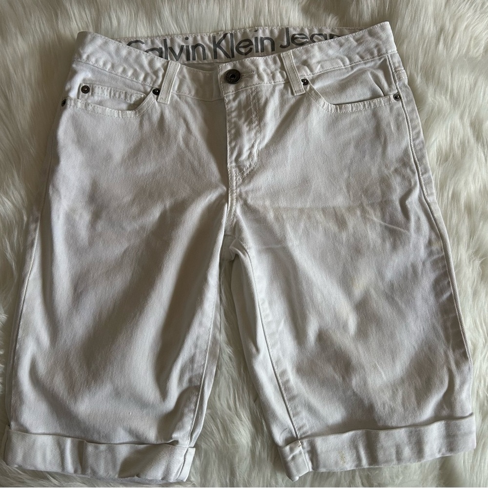 Calvin Klein Women's White Shorts